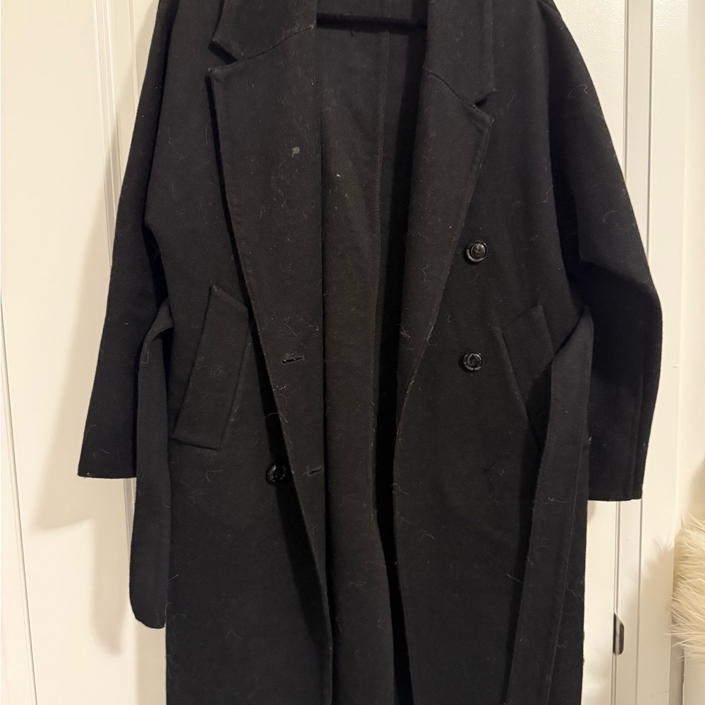 Classic Black Trench Coat for Women